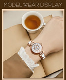 ترکیبی از زیبایی ودوام،طراحی ظریف،ظاهری درخشان وکیفیتی ماندگار...بدنه وبندسرامیکی ورنگ ثابت،موتور کوارتز ،ضداب درحد دست شستن،ظاهر شیک وحس لوکس روی دستس